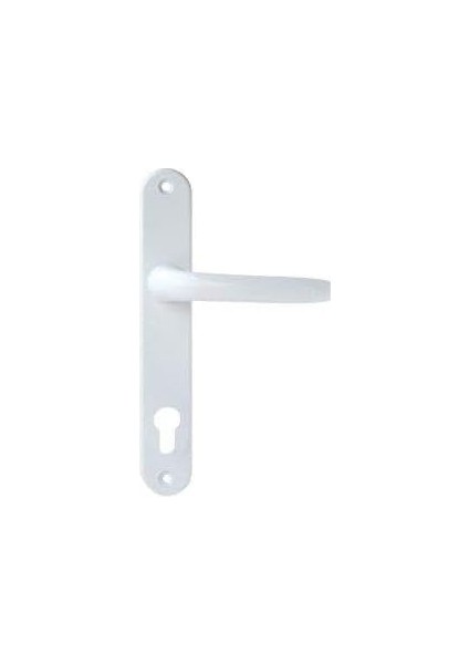 Altyapılı Beyaz Pvc Doğrama Yaylı Yale Kapı Kolu Takımı Süper Sağlam-Türk Malı-20 Yıl Garanti