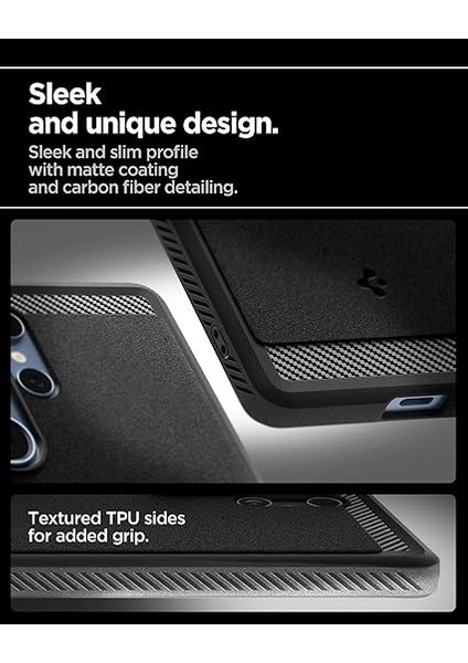 Galaxy S25 Ultra Ekstra Dayanıklı Kılıf Rugged Armor Hava Kanalı Teknolojisi™ Askeri Sınıf Koruma Magfit Özellikli Matte Black Çift Katman Kapak - ACS08951 indirimleri