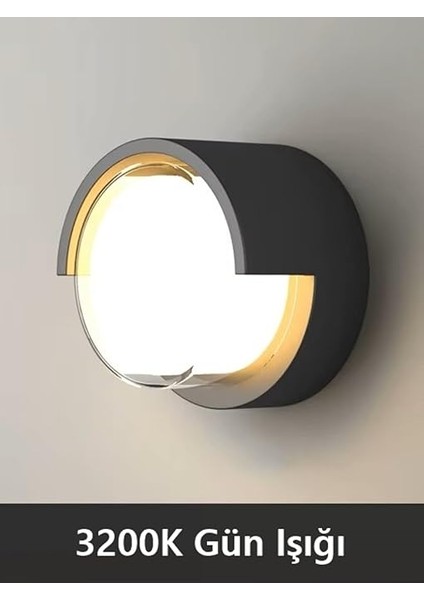 Geldi 15W Modern Tasarım LED Aplik Iç ve Dış Mekan Duvar Lambası Cata Bora 3200K Gün Işığı Bahçe Duvar Apliği fırsatları