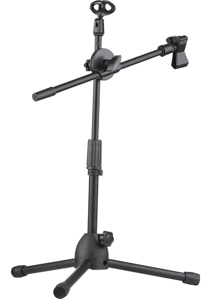 Çift Amaçlı Mikrofon Tripod Standı 2 Mikro Klipsli Ayarlanabilir Mikrofon Standı Boom Arm Mikrofonlar Konuşma Toplantısı Için Masa Zemin Braketi Canlı Yayın Şarkı Söyleme Ses Kaydı