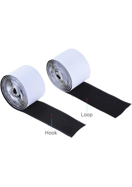 Sihirli Bant Pedalboard Pedal Montaj Bandı Bağlantı Elemanı Uzunluğu 2m Genişlik Gitar Pedal Panosu Için 5cm, 2'li Paket (1 Kanca + 1 Döngü) fiyatları