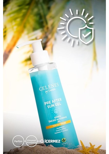 Herbal Güneş Öncesi ve Sonrası Nemlendirici ve Ferahlatıcı Jel fırsatları