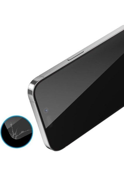 15 Pro Uyumlu Tam Kaplayan Hd Anti-Static Darbe Emici Temperli Cam Ekran Koruyucu modelleri