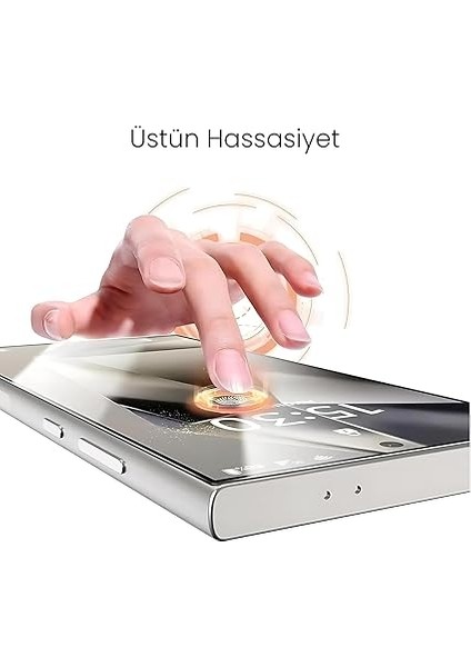 Aksesuar Samsung Galaxy S Serisi ile Uyumlu Otomatik Hizalama Özellikli Ekstra Güçlendirilmiş Tam Koruma Sağlayan Pürüzsüz Lazer Kesim Premium Ekran Koruyucu Kırılmaz Cam (Samsung Galaxy S25 Plus) indirimleri