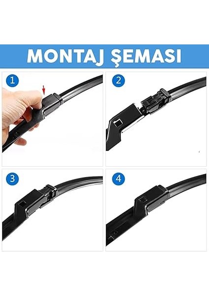 Muz Silecek Takımı Volkswagen Jetta 2011-2018 ile Uyumlu fırsatları