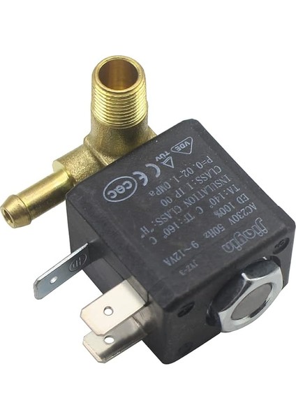 Jyz-3 Pirinç G1/8 Inç 1,8 mm Buhar Jeneratörü Solenoid Valf Makarası 10 Bar Ac 230 V 12 Va 50 Hz Su, Gaz, Buharlı Ütü Için
