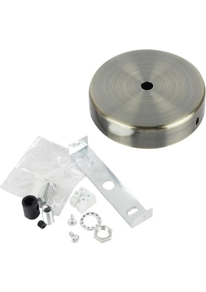 Asma Lamba Için Tavan Rozeti, Esnek Sıkıştırma Plakası, Lamba Duyu Için, 100 mm (Bronz) modelleri