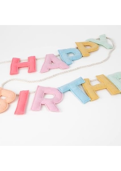 Meri Fely Happy Birthday Garland Keçe Happy Birthday Asılan Süs modelleri