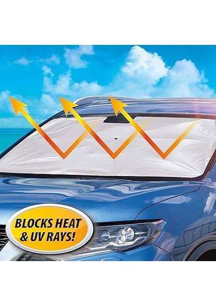 Araç Oto Güneşlik Katlanabilir Şemsiye Ön Cam Güneşlik Güneş Gölge Koruyucu modelleri