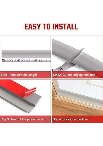 3m Laminat Parke Eşik Geçiş Şeridi, Pvc Zemin Bölücü Şeridi Geçiş Şeridi, Kendinden Yapışkanlı Eşik Şeridi, Zemin Boşluklarını Birleştirmek Için Kapı Şeridi Eşik Çubukları, Halı, Fayans, modelleri