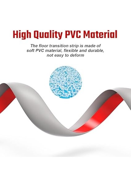 3m Laminat Parke Eşik Geçiş Şeridi, Pvc Zemin Bölücü Şeridi Geçiş Şeridi, Kendinden Yapışkanlı Eşik Şeridi, Zemin Boşluklarını Birleştirmek Için Kapı Şeridi Eşik Çubukları, Halı, Fayans, fırsatları