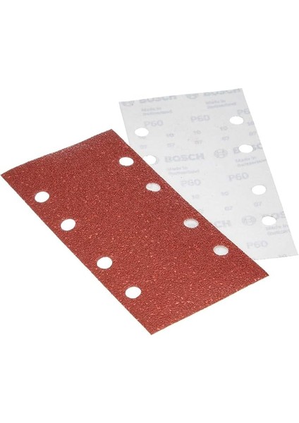 Accessories Bosch Zımpara Kağıdı (Titreşimli Zımpara Için, Farklı Malzemeler, 10 Adet, 93 x 185 Mm, Granülasyon 60)