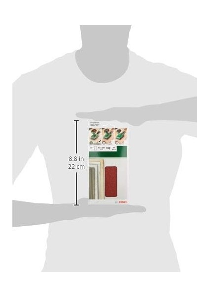 Accessories Bosch Zımpara Kağıdı (Titreşimli Zımpara Için, Farklı Malzemeler, 10 Adet, 93 x 185 Mm, Granülasyon 60) indirimleri