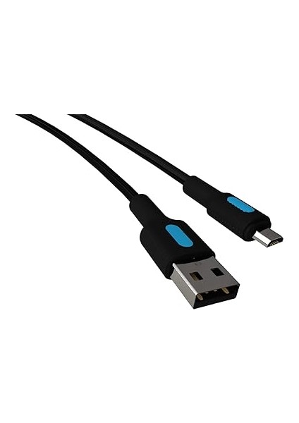 Coral Micro USB Hızlı Şarj Kablosu (Siyah + Mavi/siyah Uç) (120 Cm) fiyatları