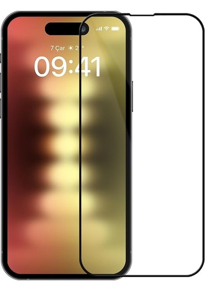 iPhone 15 Pro ile Uyumlu 5d Glass Ekran Koruyucu, BF5P5D, Şeffaf fırsatları