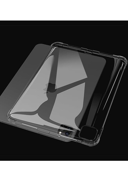 iPad Pro 11 Inç M4 Uyumlu Şeffaf Silikon Tablet Kılıfı Koruma Arka Kapak Köşe Korumalı A2836 2024 indirimleri