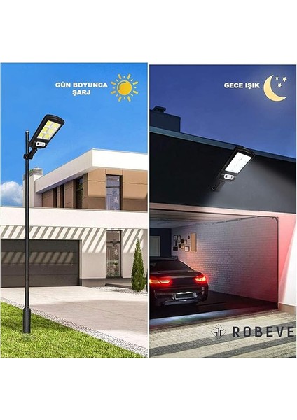 Solar Güneş Enerjili Bahçe LED Aydınlatma 120 LED Aydınlatma Uzaktan Kumandalı Hareket Sensörlü Gece Sensörlü LED Işık Bahçe LED Aydınlatması modelleri