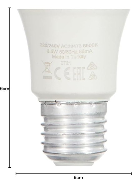 4052899326873 LED Cla 60 8.5W 806 Lümen Beyaz Işık E27 Duy Ampul fırsatları