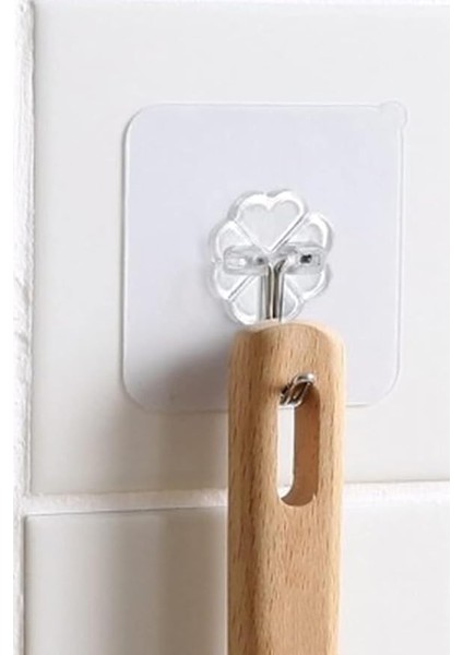 Home Kendinden Yapışkanlı Şeffaf Askı Askılık Havluluk 5'li Set indirimleri