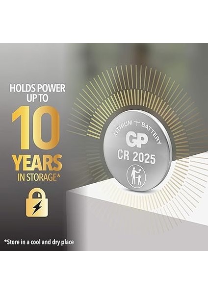 Batteries CR2025 2025 Boy Lityum Düğme Pil, 3 Volt, 20'li Kart, Gri fiyatları