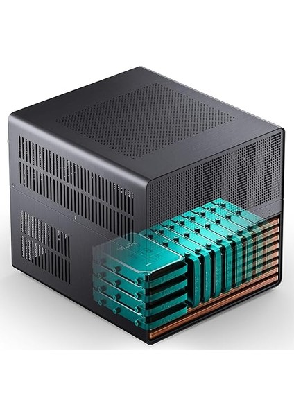 N5 Nas Pc Kasası, E-Atx, 12HDD+4SSD Sürücü Yuvası Gpu Hp Host, Maks. 4 Gpu, E-Atx (330MM) Mb/atx Psu Destekleri, 3 Fanlı Dahili, 8 Yuvalı Pcı, Katı Ahşap Kaplama Bilgisayar Kasası, Ana Sayfa fiyatları