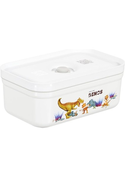 Fresh &amp; Save Vakumlu Beslenme Kutusu, Dino Çanta, Gıda ve Sandviçler Için, Çok Renkli, Tek Renkli