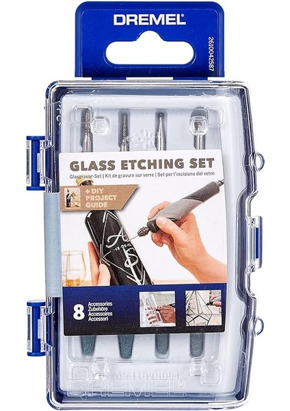 Cam Gravür Seti 8 Parça (Çok Amaçlı Alet Için)
