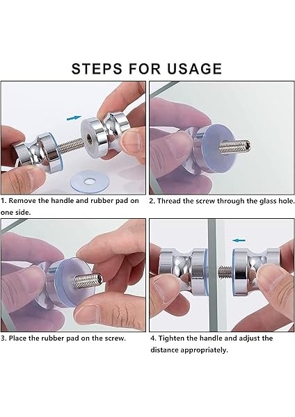 Çift Duş Kapısı Düğmeleri, Alüminyum Alaşımlı Duş Kapı Kolu, Yuvarlak Sürgülü Kapı Kolu Duş Camı Kulpları Duş Kutusu Için Yedek Parçalar indirimleri