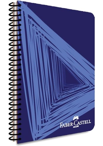 Dalga Desenli Spiralli Defter, A4, 100 Yaprak, 70G Kağıt, Çizgili, Dayanıklı Kapak, Kolay Açılan Spiral Cilt, Asorti Renkler