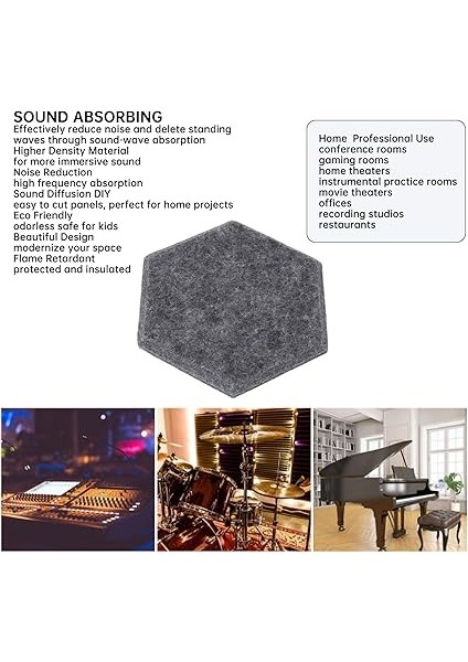 Akustik Paneller Selfopife Akustik Paneller, Ses Sönümleme Panelleri Ses Geçirmez Duvar Panelleri Akustik Paneller Ses Geçirmez Paneller Dekorasyon Soundabsorbing Paneller modelleri