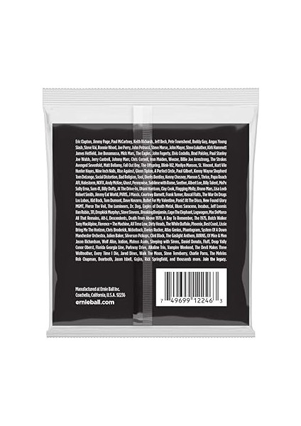 Ball Düzenli Slinky Paslanmaz Çelik Yara Elektro Gitar Telleri, Ölçü 10-46 fiyatları