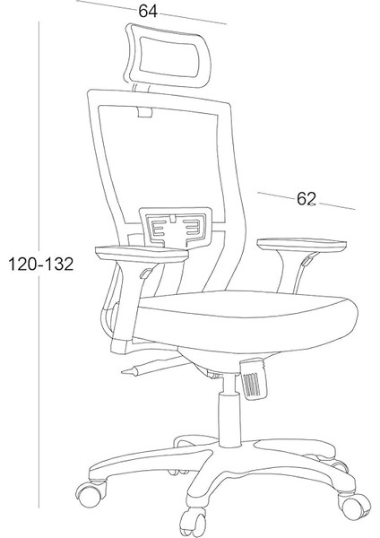 Office Vintage Toplantı Koltuğu | Çalışma Koltuğu | Ofis Koltuğu | Yükseklik Ayarlı Kolçak | Plastik Ayak fiyatları