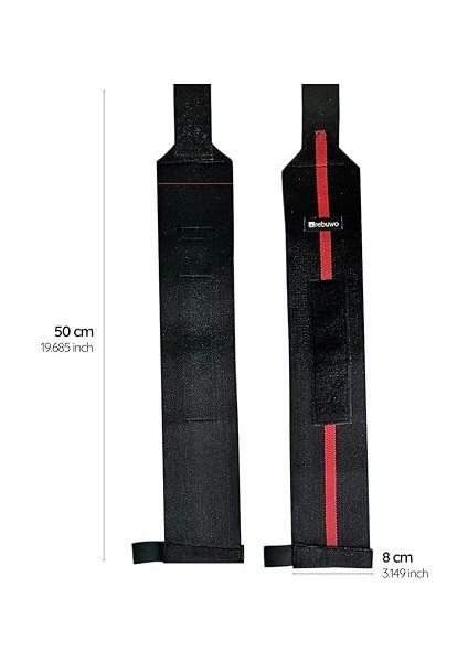 Ağırlık Destek Bilekliği Güç Bileklik Kaldırma Için Bilek Kayışları Fitness Bilek Bandajı 2 Adet Siyah/kırmızı modelleri