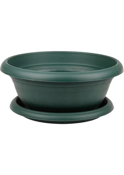 A000 Aranjman Saksı Set No: 0, 2.1 Litre 23,5 Cm, Yesil