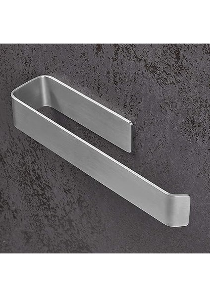 Paslanmaz Çelik Havluluk 27CM Uzun - Kendinen Yapışkanlı - Havlu Askısı Model: Stuttgart modelleri