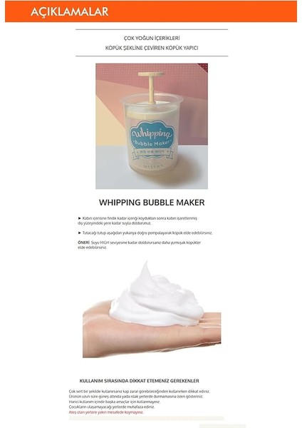 Yoğun Köpük Yapıcı Kap Mıssha Whipping Bubble Maker fiyatları