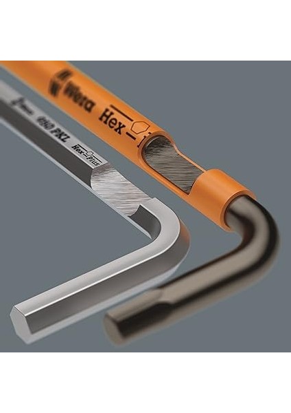 05133164001 950/9 Hex-Plus Multicolour 2 L Anahtar Seti, Metrik, Blacklaser, 9 Parça modelleri