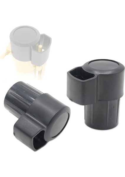 2 Paket Alto Saksafon Uç Kapağı Tapası, Saksafon Bükülmüş Boyun Anahtarı Için Çarpma Önleyici Kapak, Soprano Saksafonlarla Uyumlu