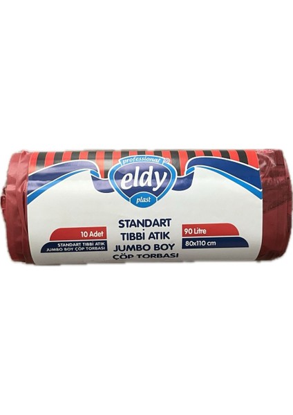 Tıbbi Atık Poşeti 80X110 Jumbo Boy 5'li 100 Mikron fiyatları