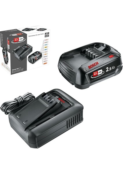 Home &amp; Garden Başlangıç Seti 18V (1x2.5 Ah + Al 18V-44)