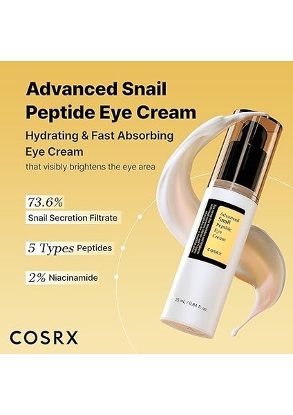 Advanced Snail Peptide Göz Kremi, 25ML fiyatları