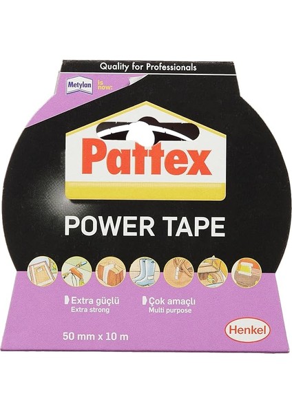 Power Tape Gri Renkli 50MM x 10M