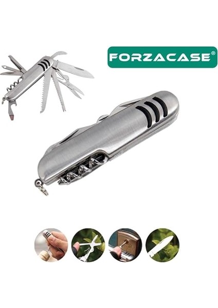 Çok Amaçlı Çakı 11 Fonksiyonlu Isviçre Çakısı Katlanır Metal Çakı - FC123 fiyatları