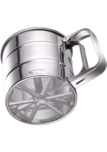 Çelik Tetikli Un Eleme Aparatı, Un Eleği, Un Eleyici, Pratik Mutfak Gereçleri,