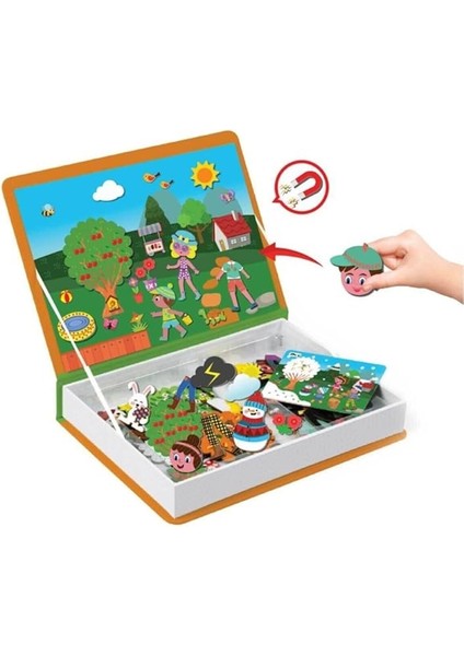 Diytoy, Manyetik Mevsimler, Magnet Hikaye Oluşturma, Eğitici Puzzle fiyatları