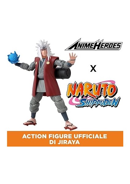 16 cm Jiraiya Poz Verilebilir Figür, Anime Heroes Naruto Serisi modelleri