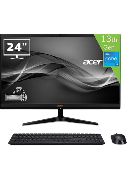 I5-1335U 32 GB 1 Tb Intel Iris Graphics Freedos 23.8 Fhd Siyah DQ.BKMEM.005-321