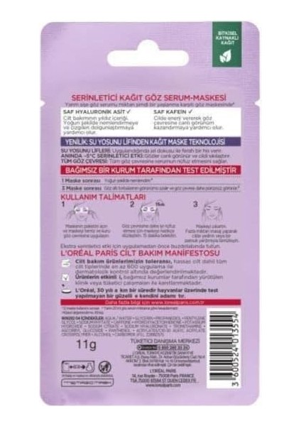 Parıs Revitalift Filler Göz Maskesi fiyatları