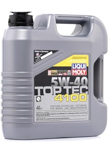 Moly Top Tec 4100 5W-40 4 L Otomotiv Bakım Ürünü fırsatları