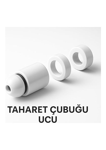 Plastik Taharet Musluğu Ucu – Dayanıklı, Tüm Taharet Çubuklarıyla Uyumlu, Kolay Montajlı Yedek Parça modelleri